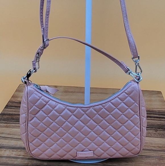 Vera Bradley Pink Quilted Bag with 2 Adjustable, Detachable Straps, NWT - Picture 2 of 3